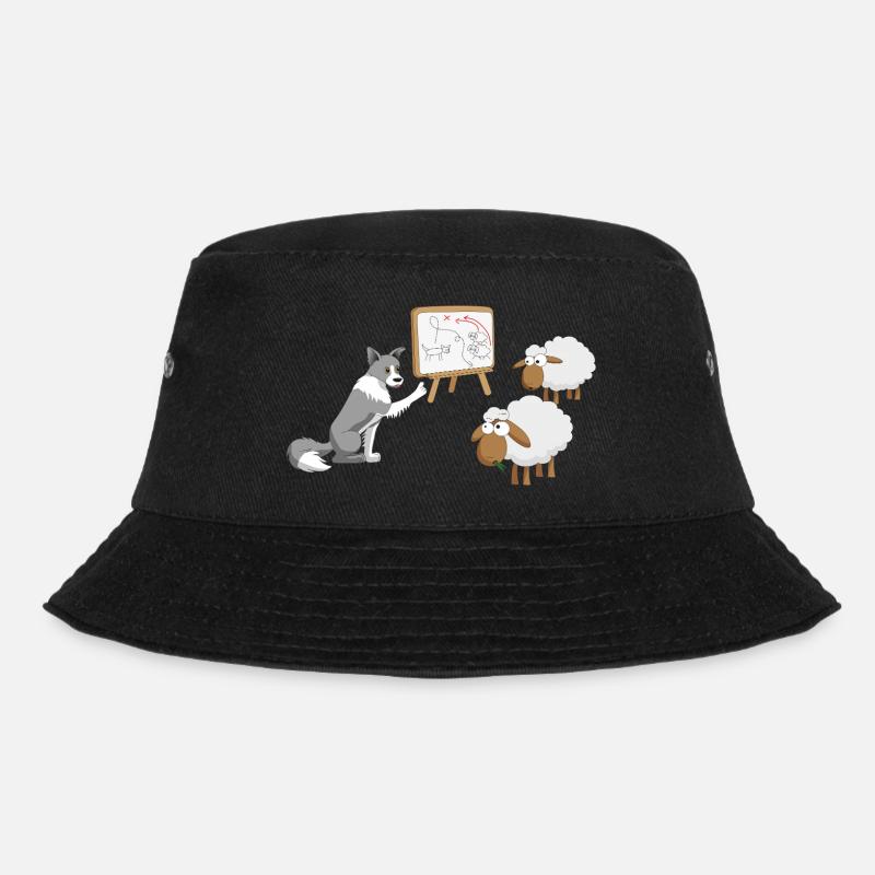Border Collie Coach - Bucket Hat - Schwarz