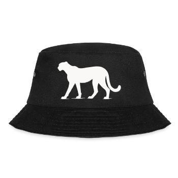 Gepard Tier  - Bucket Hat - Schwarz - Vorne - Lela (165cm)