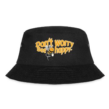 Don't worry Bee happy - Bucket Hat - black - Front - Lela (165cm)