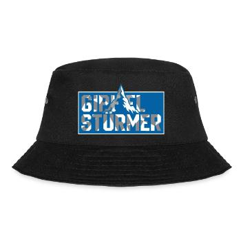 Gipfel Sturmer Bergtop Logo - Bucket Hat - Schwarz - Vorne - Lela (165cm)