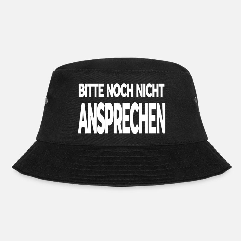 Ansprechen - Bucket Hat - Schwarz