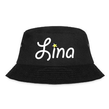 Lina - Bucket Hat - Schwarz - Vorne - Lela (165cm)