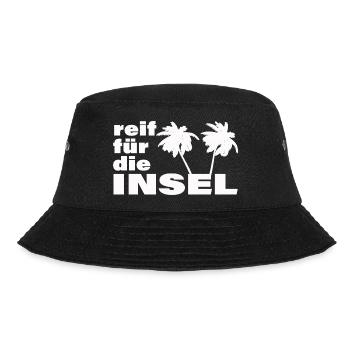 READY FOR THE ISLAND - Bucket Hat - black - Front - Lela (165cm)