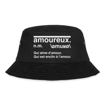 Amoureux Définition Style Dictionnaire - Bob - noir - Devant - Lela (165cm)