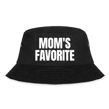 Favorite Child Mom's Darling I'm Mom's Favorite - Bucket Hat - black - Front - Lela (165cm)