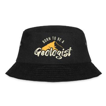 Born to become a geologist - Bucket Hat - black - Front - Lela (165cm)
