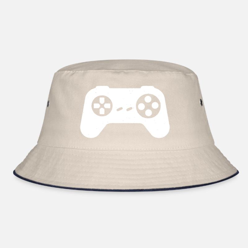 Controller Vintage Texture Bucket Hat