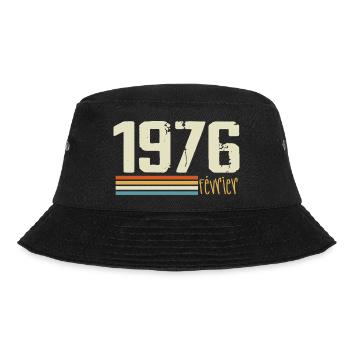 Februar 1976 – Februar 1976 Jubiläum 1976 - Bucket Hat - Schwarz - Vorne - Lela (165cm)