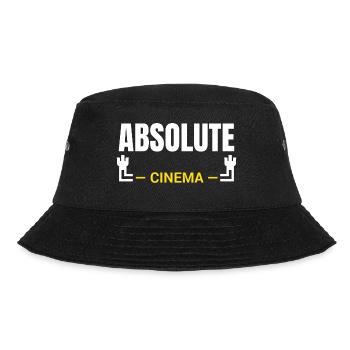 Absolute Cinema Statement - Bucket Hat - Schwarz - Vorne - Lela (165cm)