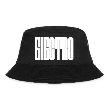 Monochrome Vertical Glyphs - Bucket Hat - black - Front - Lela (165cm)