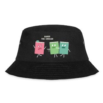 Reader Bookaholic Love Books Lesezeichen – Lustiges Buch - Bucket Hat - Schwarz - Vorne - Lela (165cm)