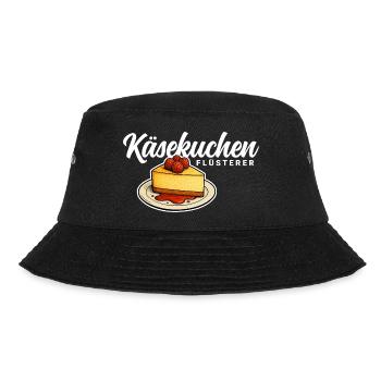 Käsekuchen Flüsterer - Bucket Hat - Schwarz - Vorne - Lela (165cm)