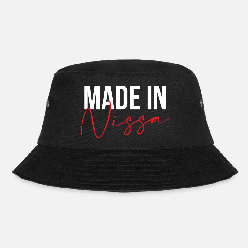 Made in Nissa - Bucket Hat - black