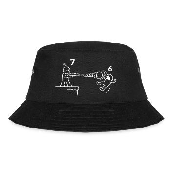 7th Birthday Party 7 Birthday Boy Gift - Bucket Hat - Schwarz - Vorne - Lela (165cm)
