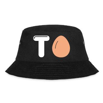 T'Oeuf = Party-Outfit Tekno Tribe Acid Abend-Outfit - Bucket Hat - Schwarz - Vorne - Lela (165cm)