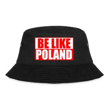 Be like Poland - Sticker - Shirt - Hoodie - Cap - Bucket Hat - Schwarz - Vorne - Lela (165cm)