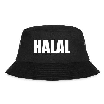 Halal - Bucket Hat - Schwarz - Vorne - Lela (165cm)