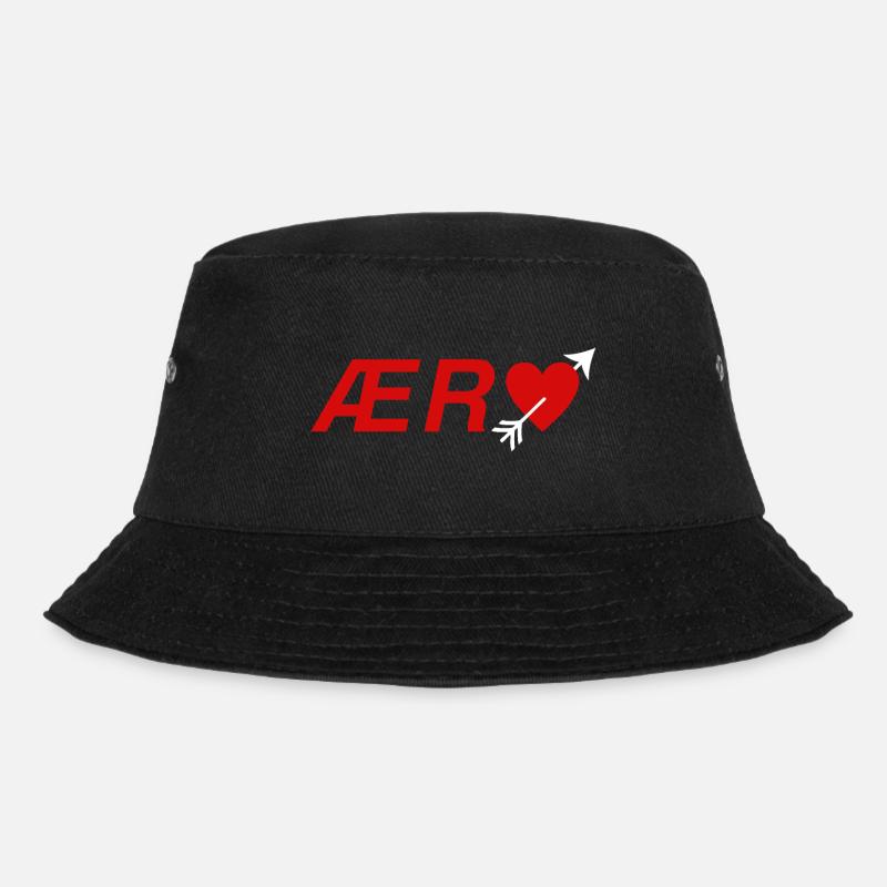 Ærø Herzen - Bucket Hat - Schwarz