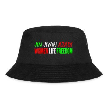 Women life freedom jin jiyan azadi - Bucket Hat - Schwarz - Vorne - Lela (165cm)