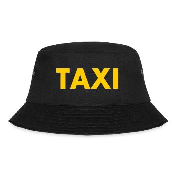 Taxi - Bucket Hat - Schwarz - Vorne - Lela (165cm)