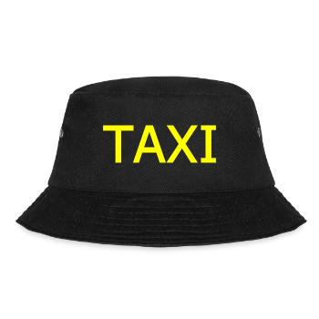 Taxi - Bucket Hat - Schwarz - Vorne - Lela (165cm)