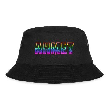 ahmet rs regenbogen - Bucket Hat - Schwarz - Vorne - Lela (165cm)