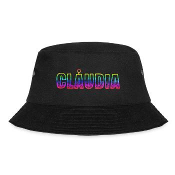 claudia rs regenbogen - Bucket Hat - Schwarz - Vorne - Lela (165cm)