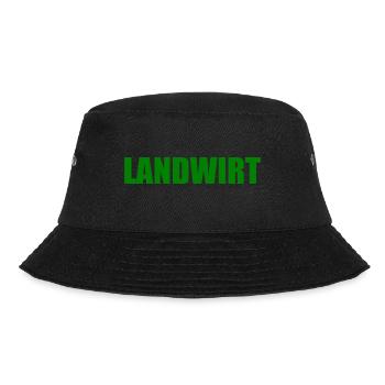 Landwirt - Bucket Hat - Schwarz - Vorne - Lela (165cm)