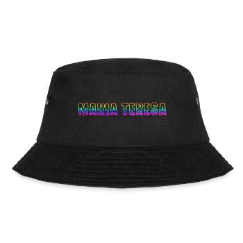 maria teresa rs regenbogen - Bucket Hat - Schwarz - Vorne - Lela (165cm)