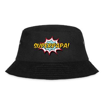 Super dad - Bucket Hat - black - Front - Lela (165cm)