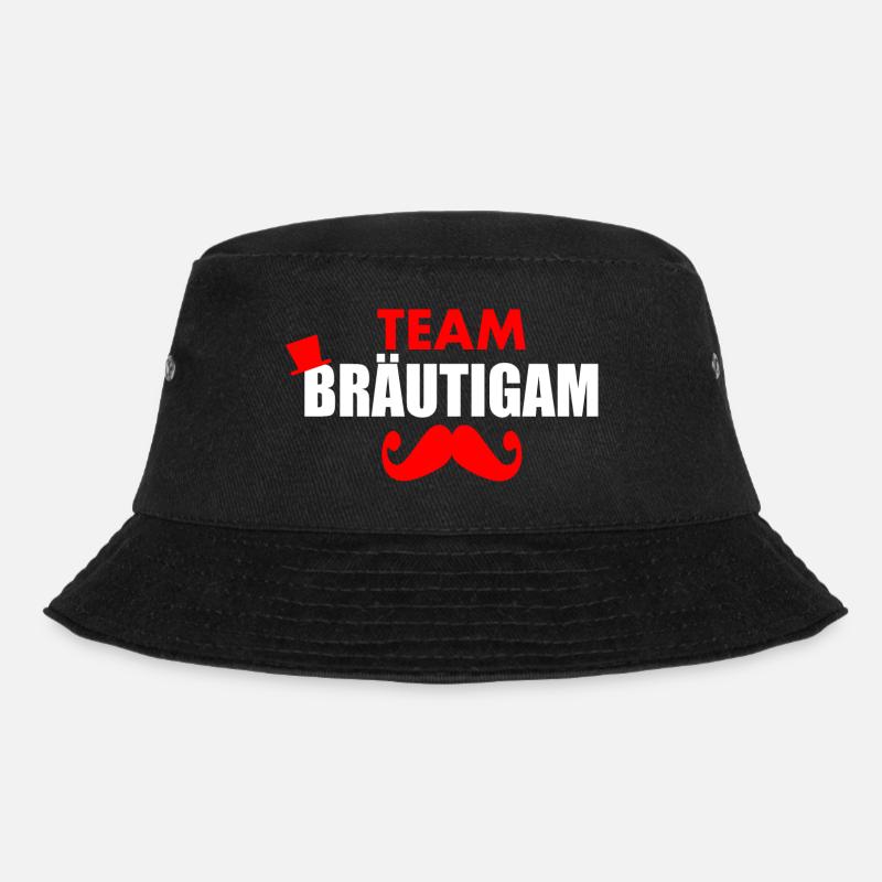 Team bräutigam - Bucket Hat - Schwarz