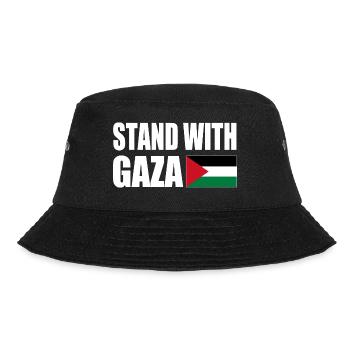 Stand with gaza - Bucket Hat - black - Front - Lela (165cm)