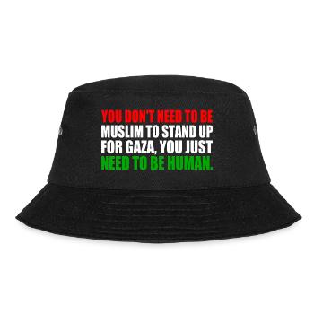you don't need to be muslim to stand up for gaza - Bob - noir - Devant - Lela (165cm)