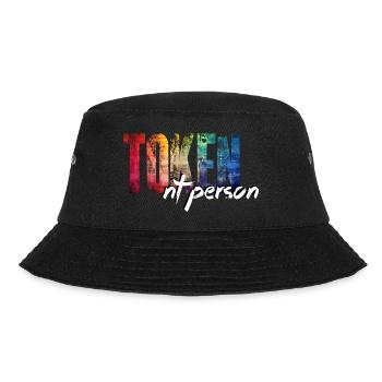 Einer ist immer neurotypisch: Die Token NT-Person! - Bucket Hat - Schwarz - Vorne - Lela (165cm)