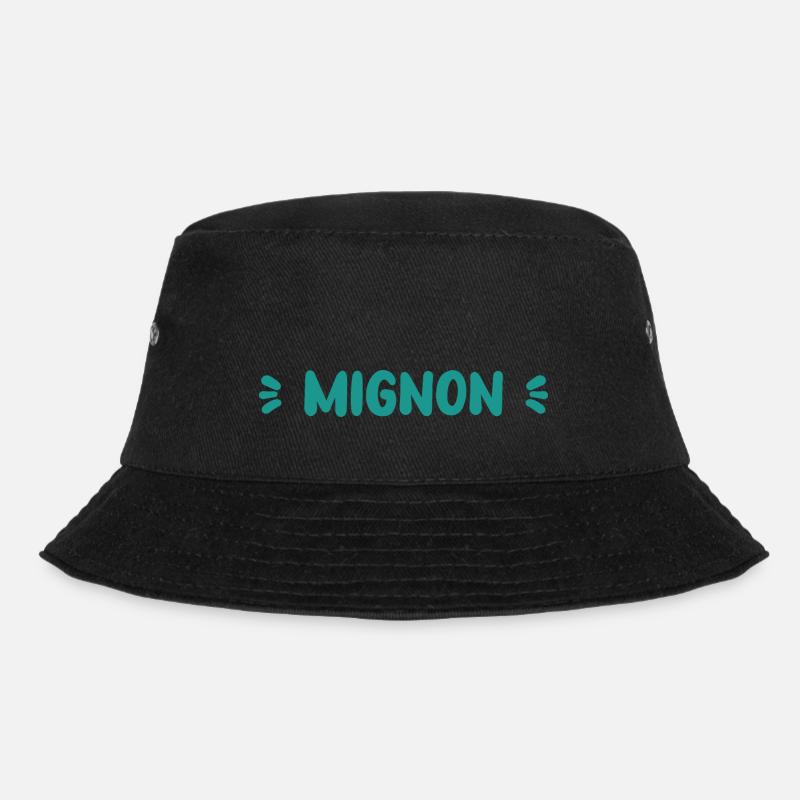 Niedlich - Bucket Hat - Schwarz