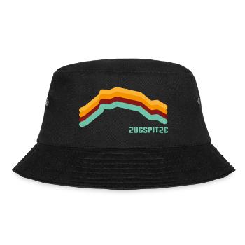 Zugspitze 2962 Garmisch Partenkirchen Bayern Retro - Bucket Hat - black - Front - Lela (165cm)