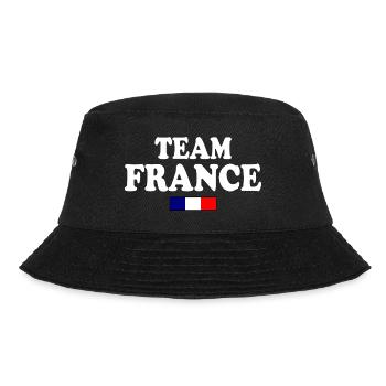 Frankreich - Bucket Hat - Schwarz - Vorne - Lela (165cm)