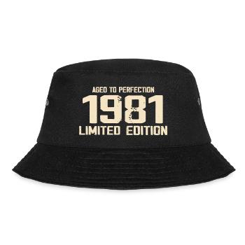 1981 Limited edition 1981 Birthday 1981 Retro - Bucket Hat - black - Front - Lela (165cm)