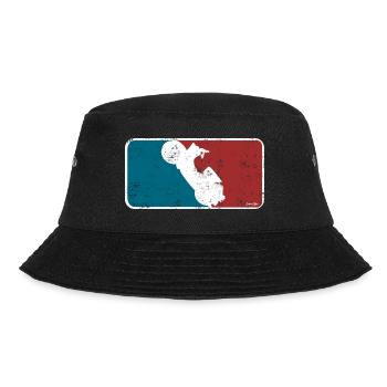 Simson Schwalbe baseball design logo - Bucket Hat - black - Front - Lela (165cm)