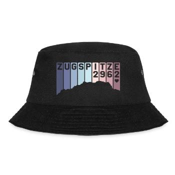 Zugspitze 2962 Garmisch Partenkirchen Bayern Retro - Bucket Hat - black - Front - Lela (165cm)