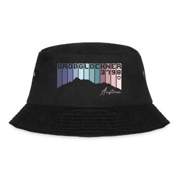 Großglockner Hohen Tauern Austria Österreich Berg - Bucket Hat - Schwarz - Vorne - Lela (165cm)