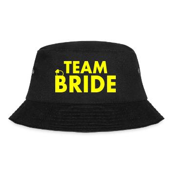 Team bride - Bucket Hat - Schwarz - Vorne - Lela (165cm)