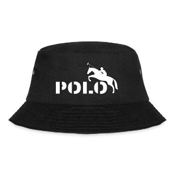 Horse Riding- Polo Pferde Sport Tshirt - Bucket Hat - black - Front - Lela (165cm)