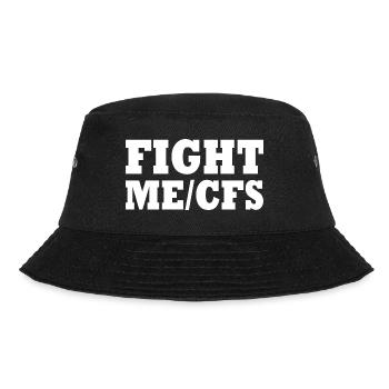 Me/cfs - fight me/cfs - Bucket Hat - Schwarz - Vorne - Lela (165cm)