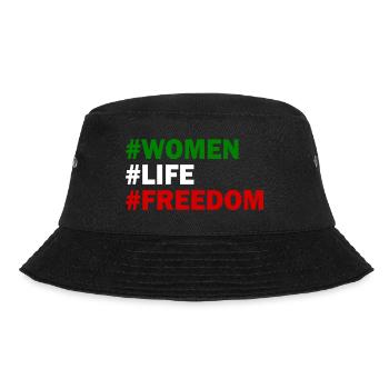 Women life freedom - Bucket Hat - black - Front - Lela (165cm)