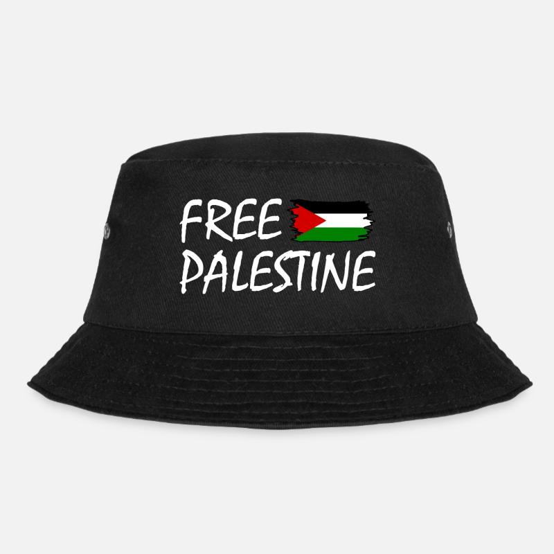 Free palestine - Bucket Hat - Schwarz