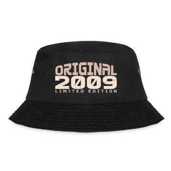 Jahrgang 2009 limitierte Auflage 2009 Geburtstag - Bucket Hat - Schwarz - Vorne - Lela (165cm)