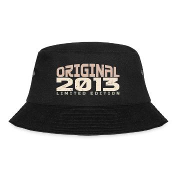 Jahrgang 2013 limitierte Auflage 2013 Geburtstag - Bucket Hat - Schwarz - Vorne - Lela (165cm)