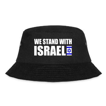 We stand with israel - Bucket Hat - black - Front - Lela (165cm)
