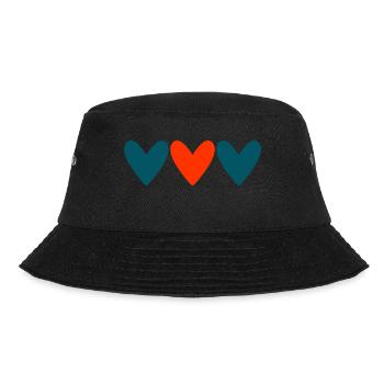 PAAR. ICH HABE GERADE GEHEIRATET. Junggesellinnenabschied. VALENTINSTAG. MARIES - Bucket Hat - Schwarz - Vorne - Lela (165cm)